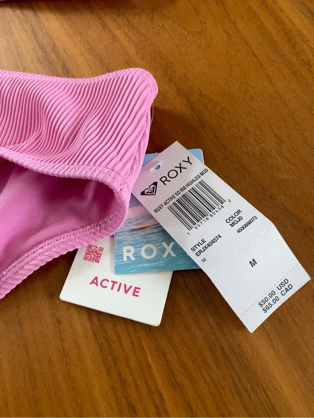 NWT Roxy Active Ribbed Racerback Bikini Set -Read Description! - Picture 3 of 8